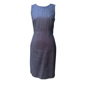 NWT Ann Taylor Chambray Sheath Dress | Size 4